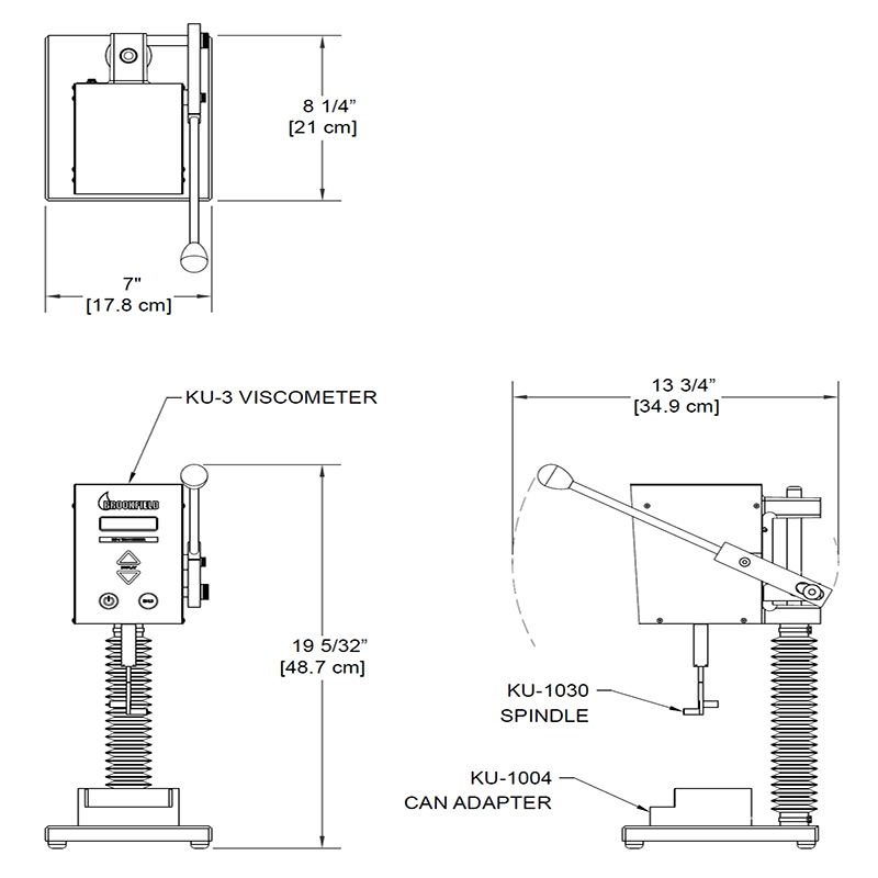 KU-3|페인트전용 점도계|/KU-점도계/점도측정기/측정계/VISCOMETER/점성측정기/측정계/부륵필드/부룩필드/BROOKFIELD