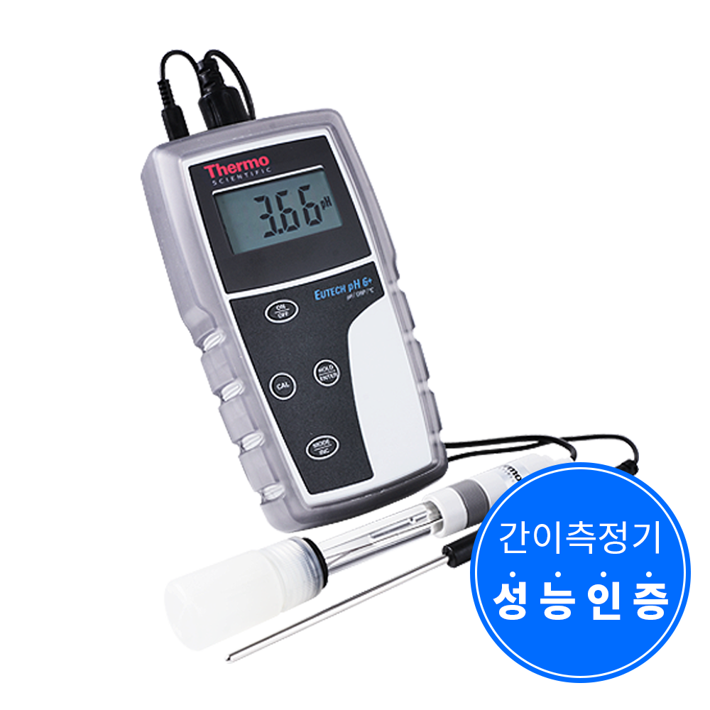 pH 6+|pH측정기 (보급형)|/pH Meter/메타/메터/미터/페아/포켓용/Eutech/산도/산가/수질측정기/pH6+