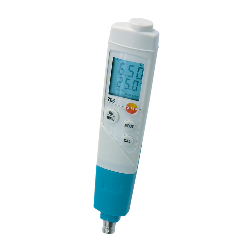 testo 206-pH3|pH측정기|/testo/수질측정기/pH/pH측정/℃측정기/온도/테스토/방수/pH Meter/0563 2063