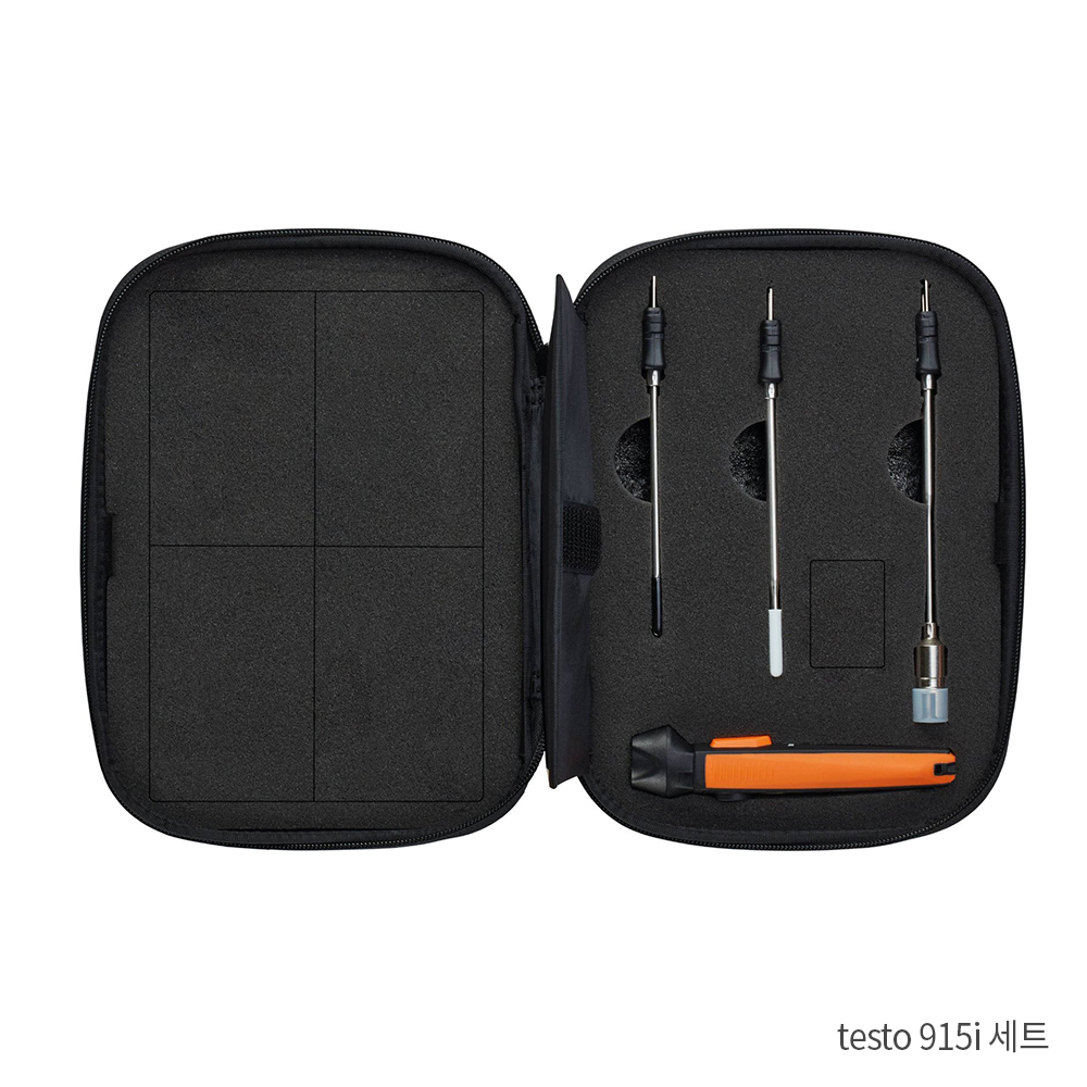 testo 915i|디지털 온도계|테스토/휴대용/와이어/대기용/침투용/표면용/온도측정기/측정계/테스토/스마트프로브/testo-915i