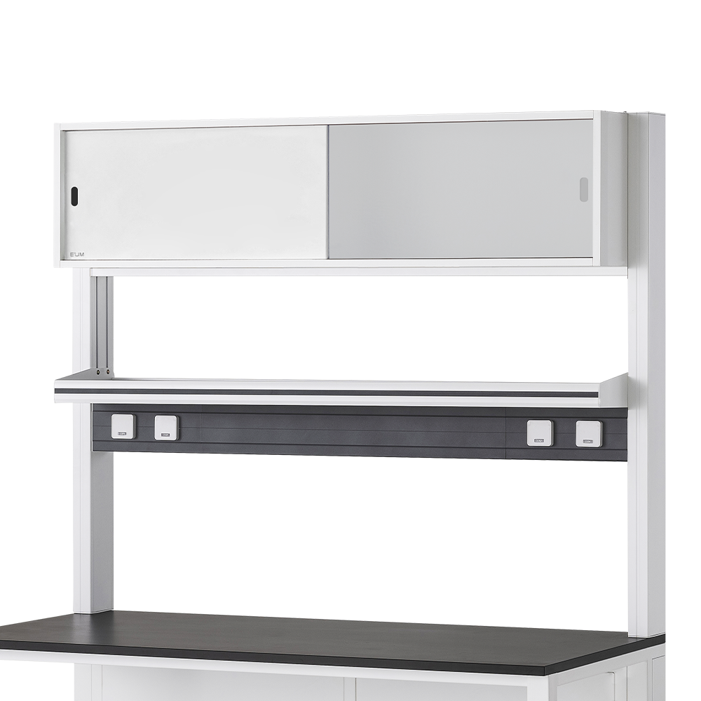 EM-ST 4100C Series|상부 수납장형 벽면실험대 (조합형)