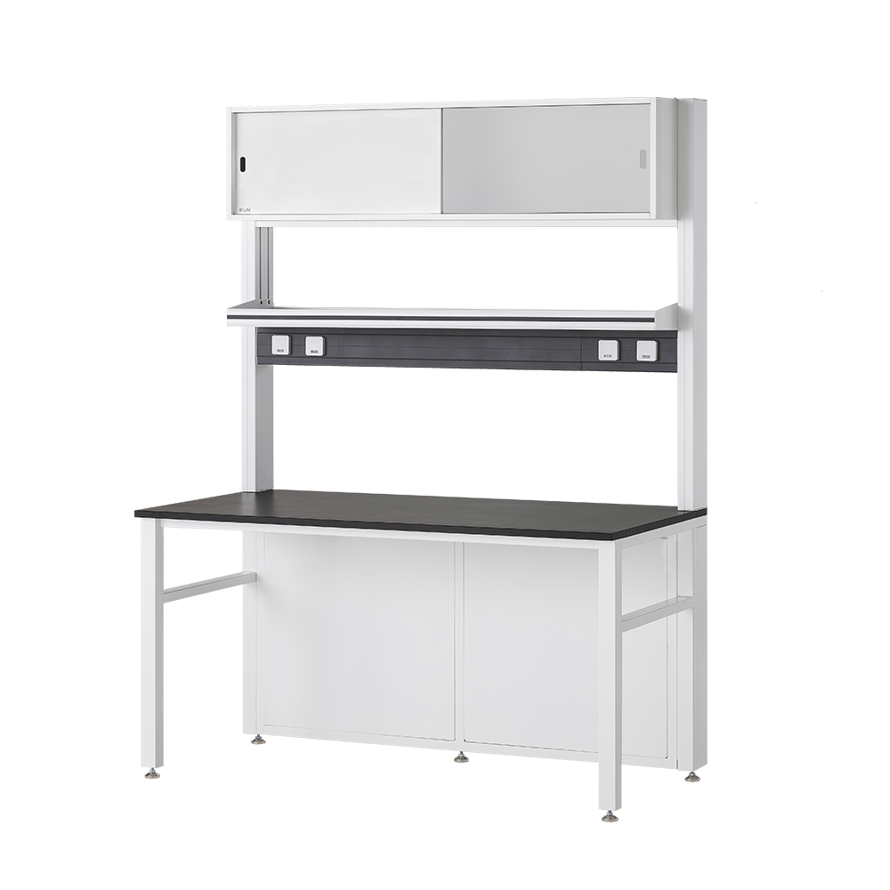 EM-ST 4100C Series|상부 수납장형 벽면실험대 (조합형)